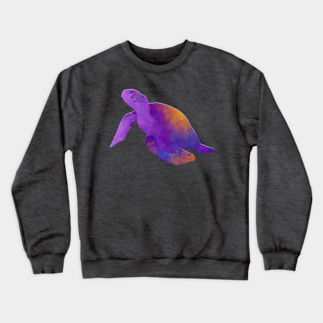 Tenacious Turtle Crewneck Sweatshirt by artiumus